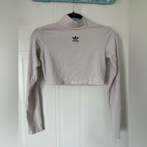 Adidas Mockneck Cropped Longsleeve Shirt